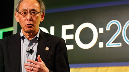 Steven Chu speaking at CLEO:2015
