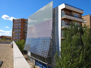 Example of a Photovoltaic wall